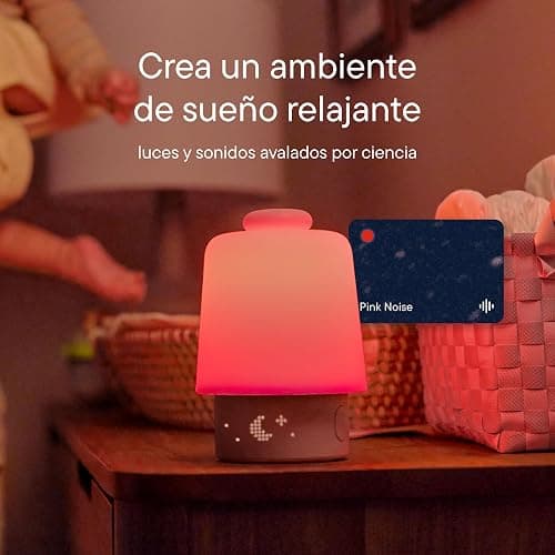Máquina de sonido Hatch Baby y luz nocturna – ruido blanco y luz para bebés, entrenador de sueño, creador de rutinas, reloj “hora de levantarse” para habitación infantil thumbnail 4