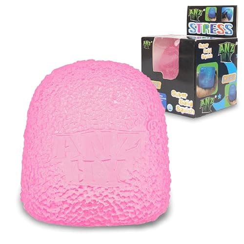 Kids Textured Multi Ball Set for Sensory Exploration, Soft Sensory Squeeze Toys for Boys Girls, Age 3 to Adult (Pink Ellipsoid) - Image 1