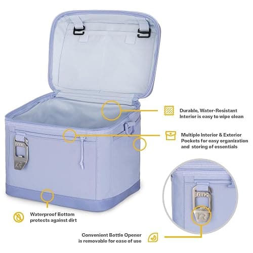 RTIC 15 Can Everyday Cooler, Soft Sided Portable Insulated Cooling for Lunch, Beach, Drink, Beverage, Travel, Camping, Picnic, for Men and Women thumbnail 3