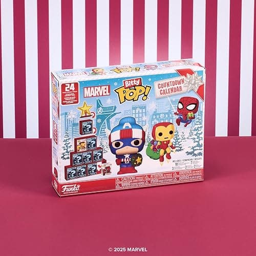 Funko Pop! Bitty Countdown Calendar: Marvel Comics - 24 Days of Surprises - Collectible Vinyl Mini Figures - Mystery Box - Gift Idea - Holiday Present for Kids - Christmas or Birthday Countdown thumbnail 9