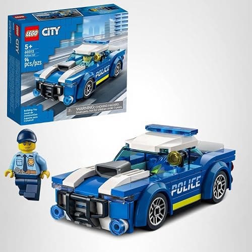 LEGO City Police Car Toy 60312 for Kids 5 Plus Years Old with Officer Minifigure, Small Gift Idea, Adventures Series, Car Chase Building Set thumbnail 7