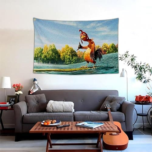 Cuiliqun Chicken Flag 3x5 Ft Funny Tapestry Flags for Bedroom Room Guys College Dorm Double Sided Cool Meme Flags Banners for Room Man Cave Wall Art Posters Decor thumbnail 5
