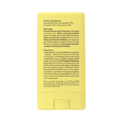 Sun Bum Kids SPF 50 Clear Face Stick Sunscreen - Wet or Dry Skin Application Broad Spectrum Sunscreen with Vitamin E - Hawaii Act 104 Compliant (Without Octinoxate & Oxybenzone) - Travel Size 0.53 oz thumbnail 8
