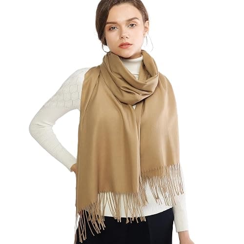 RIIQIICHY Women's Scarf Pashmina Shawls and Wraps for Evening Dress Bridesmaid Wedding Bridal Winter Warm Long Large Scarves thumbnail 2