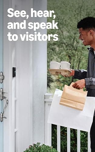 Ring Video Wired Doorbell (newest model), Home or business security, Two-Way Talk, advanced motion detection, HD camera and real-time alerts to monitor your front door (wiring required) thumbnail 3