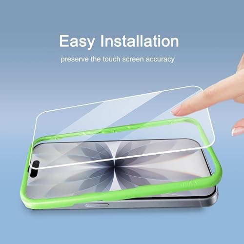 Ailun 3 Pack Screen Protector for iPhone 17 [6.3 inch] + 3 Pack Camera Lens Protector with Installation Frame,Dynamic Island Compatible,Case Friendly Tempered Glass[Not for iPhone 17 Pro/Pro Max/Air] thumbnail 6