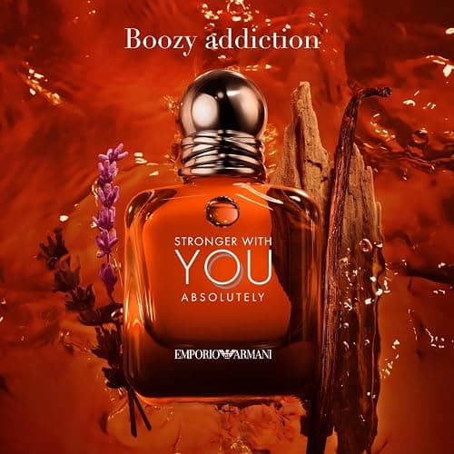Armani beauty - Stronger With You Absolutely - Parfum - Cologne for Men - Spicy Ambery Gourmand Men’s Fragrance – Rum Accord, Cedarwood, Lavendar & Vanilla Notes thumbnail 4