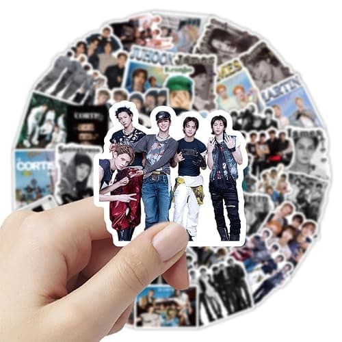 50pcs Korean Idol Cortis Stickers for Teens, Singer Sticker for Water Bottle,Laptop,Waterproof Vinyl Decals for Teen Adult Party Supply Favor Decor (P) thumbnail 6