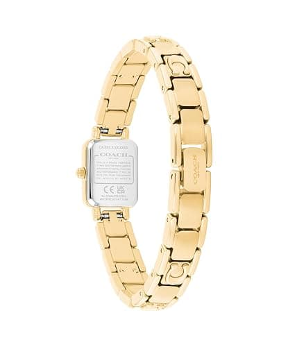 COACH Mara Women’s Quartz Watch - Mini Tank-Shaped Bracelet, Lacquer Dial with Polished Markers - Everyday Dress Watch - Gift for Her 15.5mm thumbnail 3