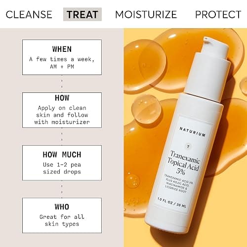 Naturium Tranexamic Topical Acid 5%, Face & Skin Care, with Kojic Acid, Niacinamide & Licorice Root, 1 oz thumbnail 3