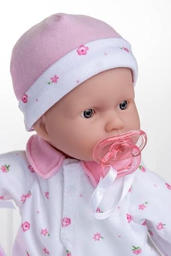 JC Toys La Baby Caucasian Baby Doll Set – 11 Inch Soft Baby Doll | Washable |Removable Pink Outfit w/ Hat & Blanket | For Children 12 Months + thumbnail 2