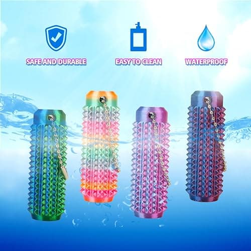 4 Pack Little Ouchies Pain Fidget, Pain Stim Fidget Toys for Adults and Teens 3D Printed Stim Sensory Toys for Birthday Stocking Stuffers Gifts Goodie Bag Stress Relief Keychain thumbnail 8