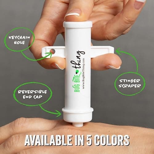 BUG BITE THING Suction Tool - Bug Bites and Bee/Wasp Stings, Natural Insect Bite Relief, Chemical Free - White/Single thumbnail 4