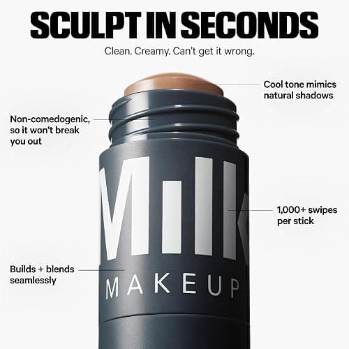 Milk Makeup Sculpt Stick – Cool-Toned Cream Contour Stick Adds Depth, Dimension + Shape for Natural-Looking Shadows – Hydrating, Buildable Formula w/Thyme Extract thumbnail 2