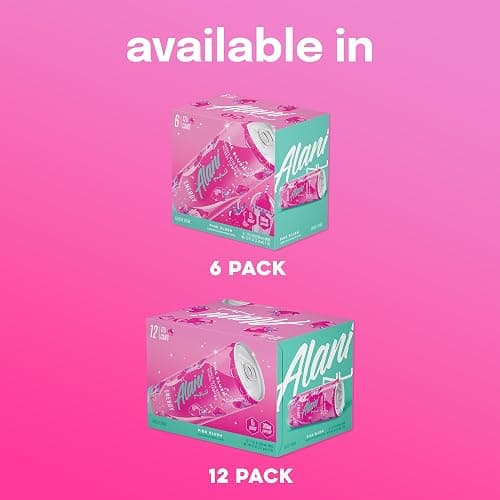 Alani Nu PINK SLUSH, Sugar Free, Low Calorie Energy Drinks, 200mg Caffeine, Biotin, B Vitamins, Zero Sugar, 10 Calories, 12 Fl Oz Cans, 12 Pack thumbnail 8