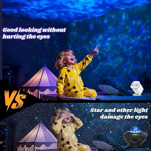 Pedica Galaxy Projector, Galaxy Projector for Bedroom, Night Light for Kids, Nebula Ceiling LED Lamp, Room Decor, with Timer and Remote, Gifts for Birthdays thumbnail 4