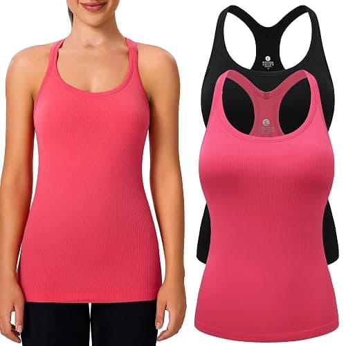 Evercute Workout Tank Tops Camisole Gym Tops - Image 1
