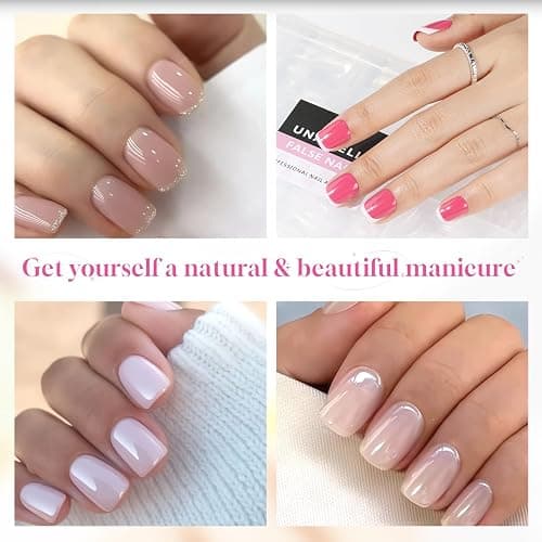 UNA GELLA Extra Short Square Nail Tips, 312pcs XS Square Gel Nail Tips | Soft Gel Full Cover Half Matte No Need File Acrylic Fake Nails for Nail Extension Home DIY Nail Salon 12 Sizes thumbnail 2