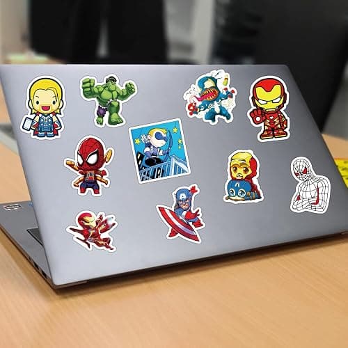 200PCS Cool Character Stickers Bulk for Boys Teens Adults | Decor for Water Bottles Skateboards Luggage Laptops Bumpers, Waterproof Vinyl thumbnail 2