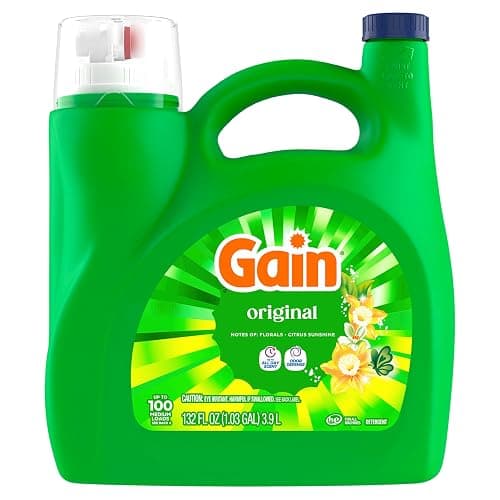 Gain Liquid Laundry Detergent, Freshness, Odor Defense, High Efficiency Washing Machine Liquid Laundry Soap, Original Scent, 132 fl oz, 100 Loads (Packaging May Vary) thumbnail 12