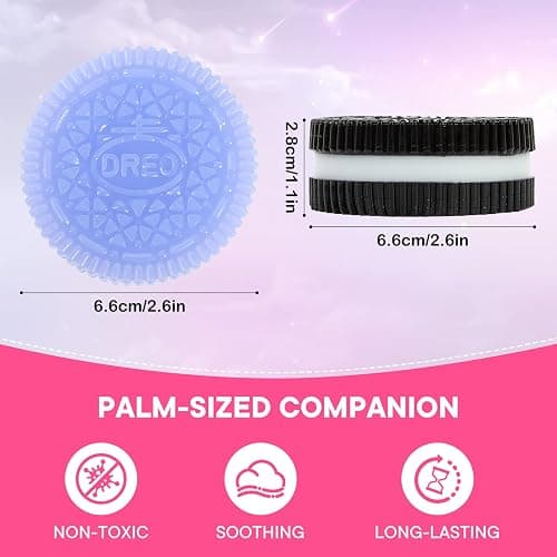 4 Pcs Squishy Fidget Toys, Cute Cookie Sensory Toys for Kids with Autism, Squishies Stress Relief Fidgets Toys for Adults, Party Favor Gift thumbnail 3