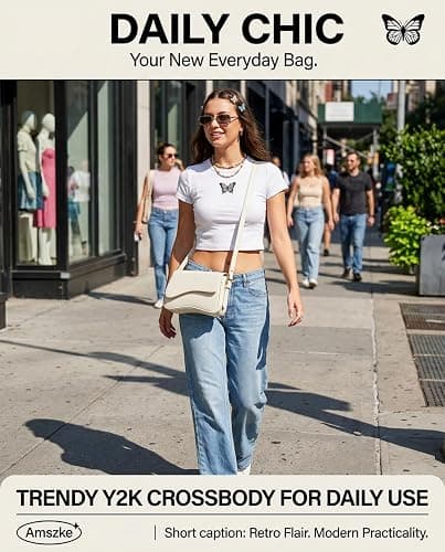 Creamy white shoulder bag thumbnail 5