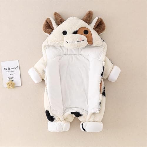 Tempura unisex-baby baby-boys Unisex Baby Fleece Thicken Romper thumbnail 4