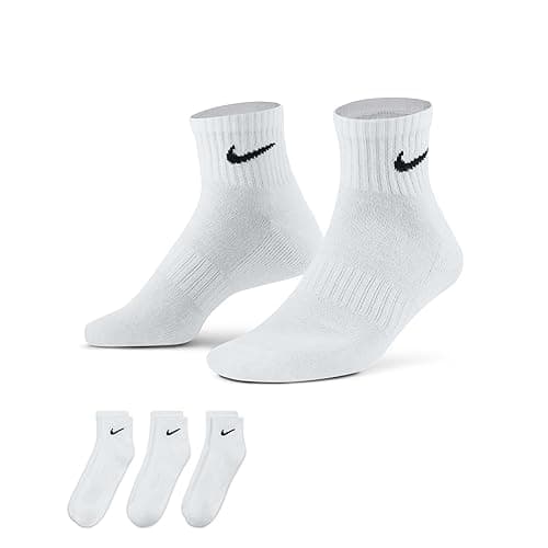 Nike Unisex Adult Everyday Cushioned Training Ankle Socks (3-Pack) | Mens and Womens - Image 1