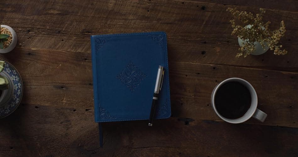 ESV Journaling Bible (TruTone, Deep Teal, Fleur-de-lis Design): Holy Bible, English Standard Version thumbnail 4