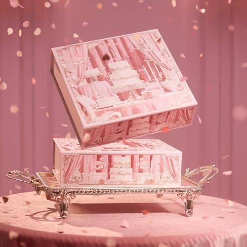 Flower Knows Strawberry Cupid 5-Piece Makeup Gift Box Set-Berry Enchanted Garden, Lip Cream + Solid Perfume + Pocket Mirror + Folding Gift Box(02 Berry Enchanted Garden Set Set) thumbnail 4