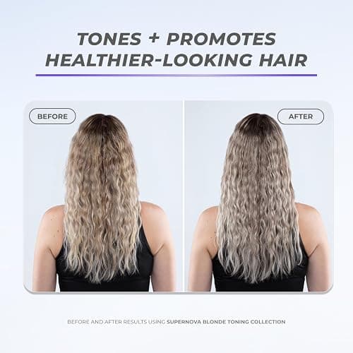 XMONDO Supernova Blonde Toning Reparative Mask – Tones, Repairs, & Hydrates, Vegan with Jojoba Oil, 7.95 oz thumbnail 3
