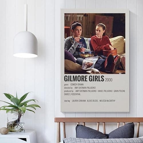 ENZD Gilmore Girls Tv Show Poster Posters for Room Aesthetic 90s Canvas Art Poster and Wall Art Picture Print Modern Family Bedroom Decor Posters 12x18inch(30x45cm) thumbnail 5