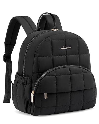 LOVEVOOK Small Backpack Purse for Women, Mini Puffer Backpack with Anti-theft Pocket, Lightweight Quilted Casual Daypack for Daily Work & Travel - Image 1