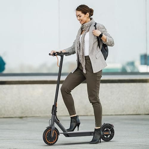 VOLPAM Electric Scooter, 350W/500W Powerful Motor, 8.5"/10" Solid Tires, 19/22Mph, 28/21/16 Miles Range, Dual Braking thumbnail 3