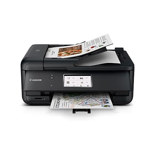 Canon PIXMA TR8620a - All-in-One Printer Home Office|Copier|Scanner|Fax|Auto Document Feeder | Photo, Document | Airprint (R), Android, Black, Works with Alexa - Image 1