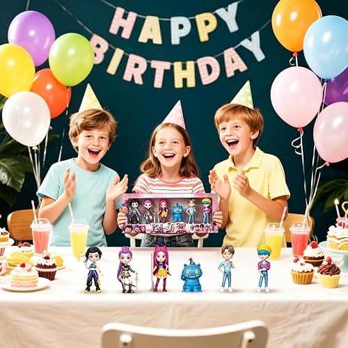 6Pcs K Pop Demon Hunters Toys Dolls, 3.94 Inch PVC Action Figures Set, Collectible Figure for Fans with Gift Box, Gift for Anime & K-pop Lovers thumbnail 5