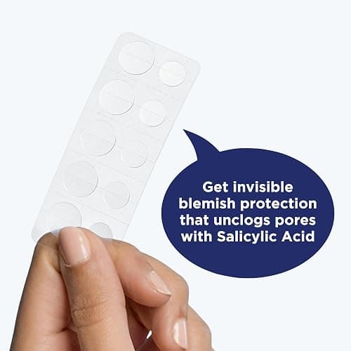 PanOxyl Daytime Invisible Patches, Salicylic Acid, 40ct, 20 Large & Small | Help Manage Blemishes, Unclog Pores & Exfoliate, Soothing Centella, Latex-Free, Vegan, All-Day Protection, For All Skin Types thumbnail 3