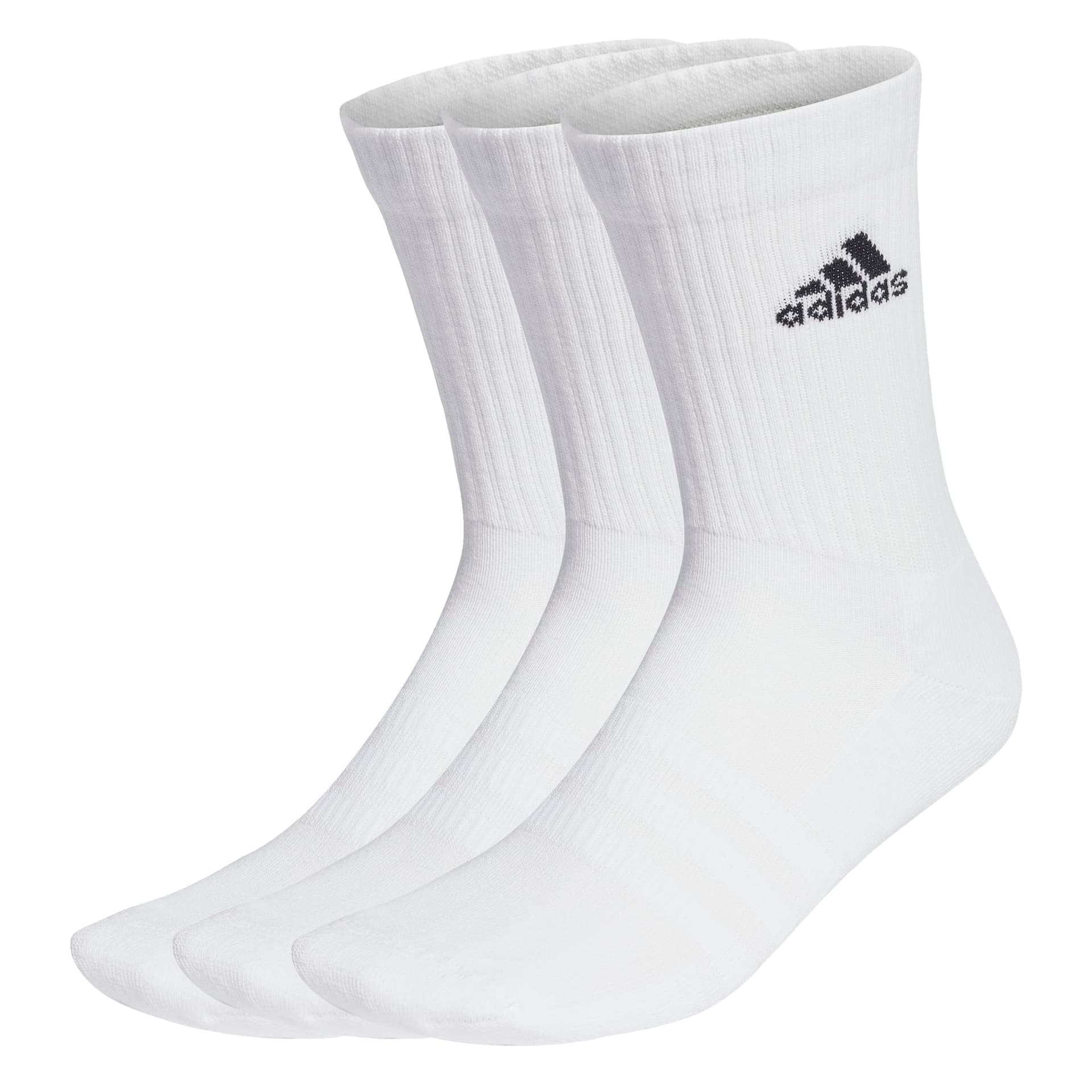 Adidas Sportswear Cushioned Crew Socks 3 Pair - Image 1