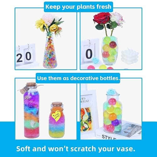 300,000Pcs Wate Beads for Centerpieces Vase Filler Beads for Soilless Planting, Fragrance Diffusion, Floating Candle Holding,Non-Toxic Beads for Wedding Centerpiece,Floral Decorations thumbnail 3