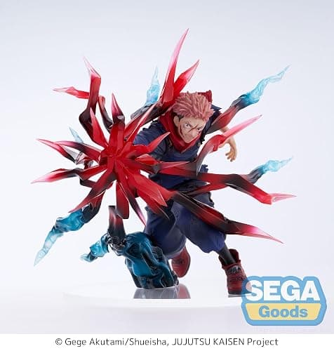 SEGA-Luminasta Jujutsu Kaisen Yuji Itadori Black Flash Figure thumbnail 3