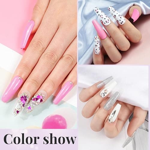 COSCELIA Gel Nail Polish Kit with U V light and Drill Starter Kit 35 Colors Gel Nail Polish with 5pcs Top Base Coat Nail Art All Seasons Professional Gel Manicure Kit DIY at Home Gifts for Women thumbnail 8