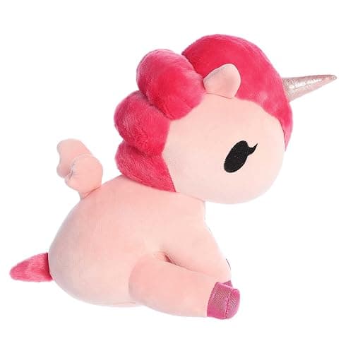 Aurora Enchanting ©Tokidoki Bellina Stuffed Animal - Bright & Colorful Design - Showpiece Plush - Pink 8.5 Inches thumbnail 4