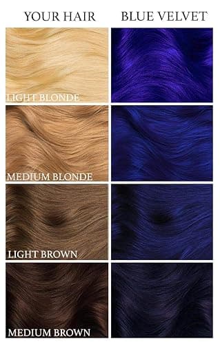 Lunar Tides Semi-Permanent Hair Color (43 colors) (Blue Velvet) - 4 Fl Oz (Pack of 1) - Blue Velvet thumbnail 2