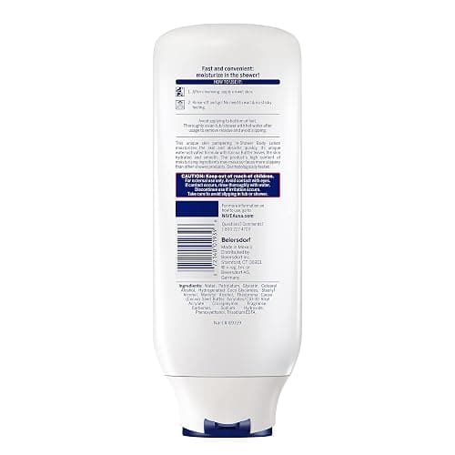 NIVEA Cocoa Butter In Shower Lotion, Body Lotion for Dry Skin, 13.5 Fl Oz Bottle thumbnail 8