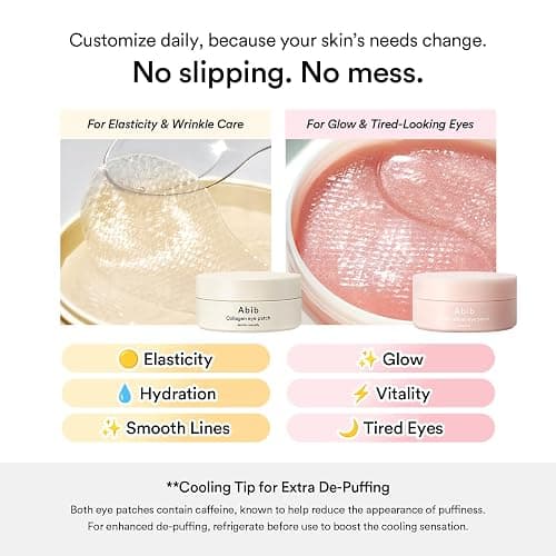 Abib Collagen Peptide Eye Patches for Wrinkles & Fine Line with Jericho Rose Jelly, 60 Count, Korean Skin Care thumbnail 9