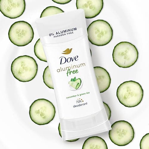 Dove Aluminum Free Deodorant for Women 4 Count Cucumber and Green Tea 72 hour odor protection 2.6 oz thumbnail 7