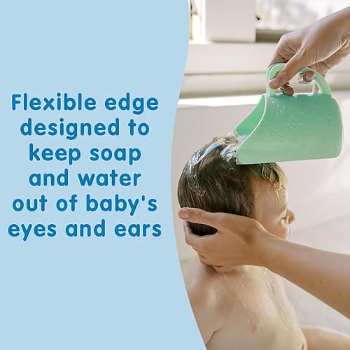Dr. Brown's CleanUp Dino-Pour Baby Bath Rinse Cup, Tear-Free Rinsing for Babies and Toddlers, BPA Free thumbnail 4