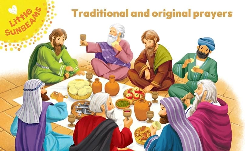 365 Bible Stories and Prayers Padded Treasury - Gift for Easter, Christmas, Communions, Baptism, Birthdays (Little Sunbeams) thumbnail 5