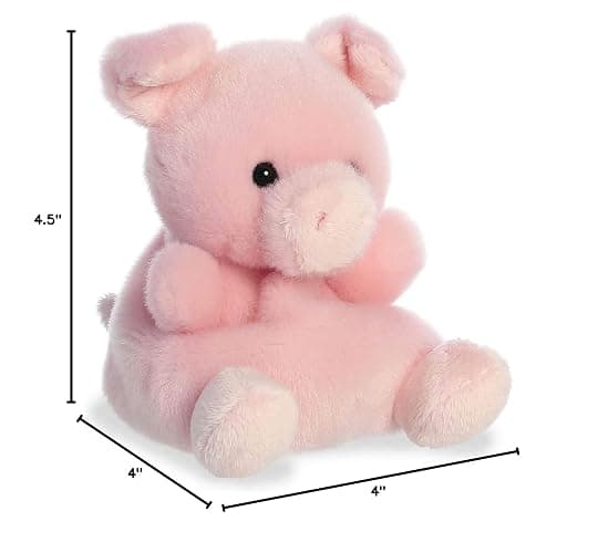 Aurora® Adorable Palm Pals™ Wizard Pig™ Stuffed Animal - Fun Collectible Plush for Kids and Adult Collectors - Perfect for Decorating Rooms and Birthday Gifts - Pink 4.5 Inches thumbnail 2