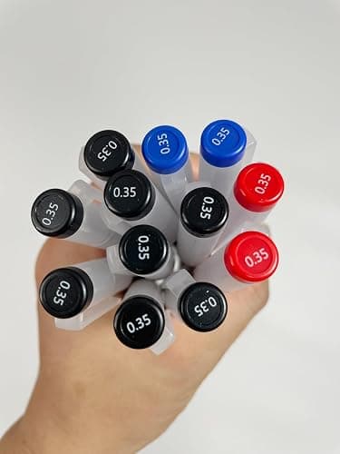REXloyal 12 Pcs 0.35mm 3color Gel Ink Pen Japanese Stationery Extra Fine Chinese Ballpoint Pen for Office School Korean Stationery Supply thumbnail 8
